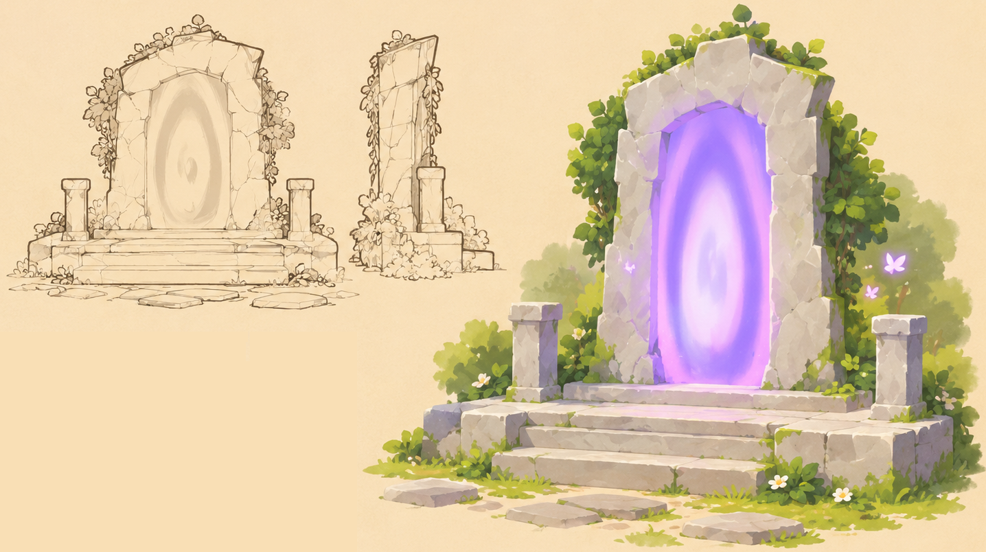 Brainrot Battles portal concept sheet