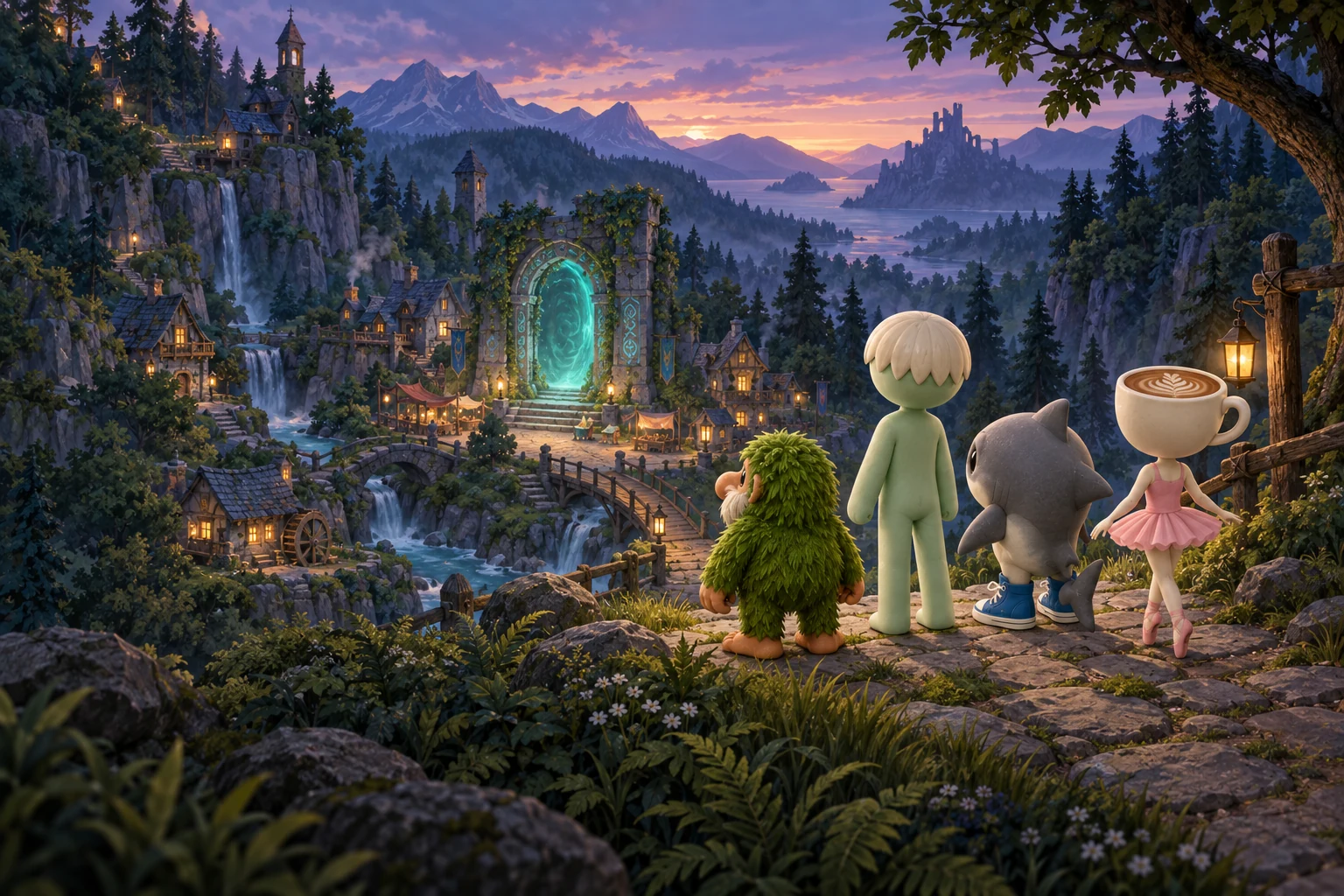 Brainrot Battles portal village